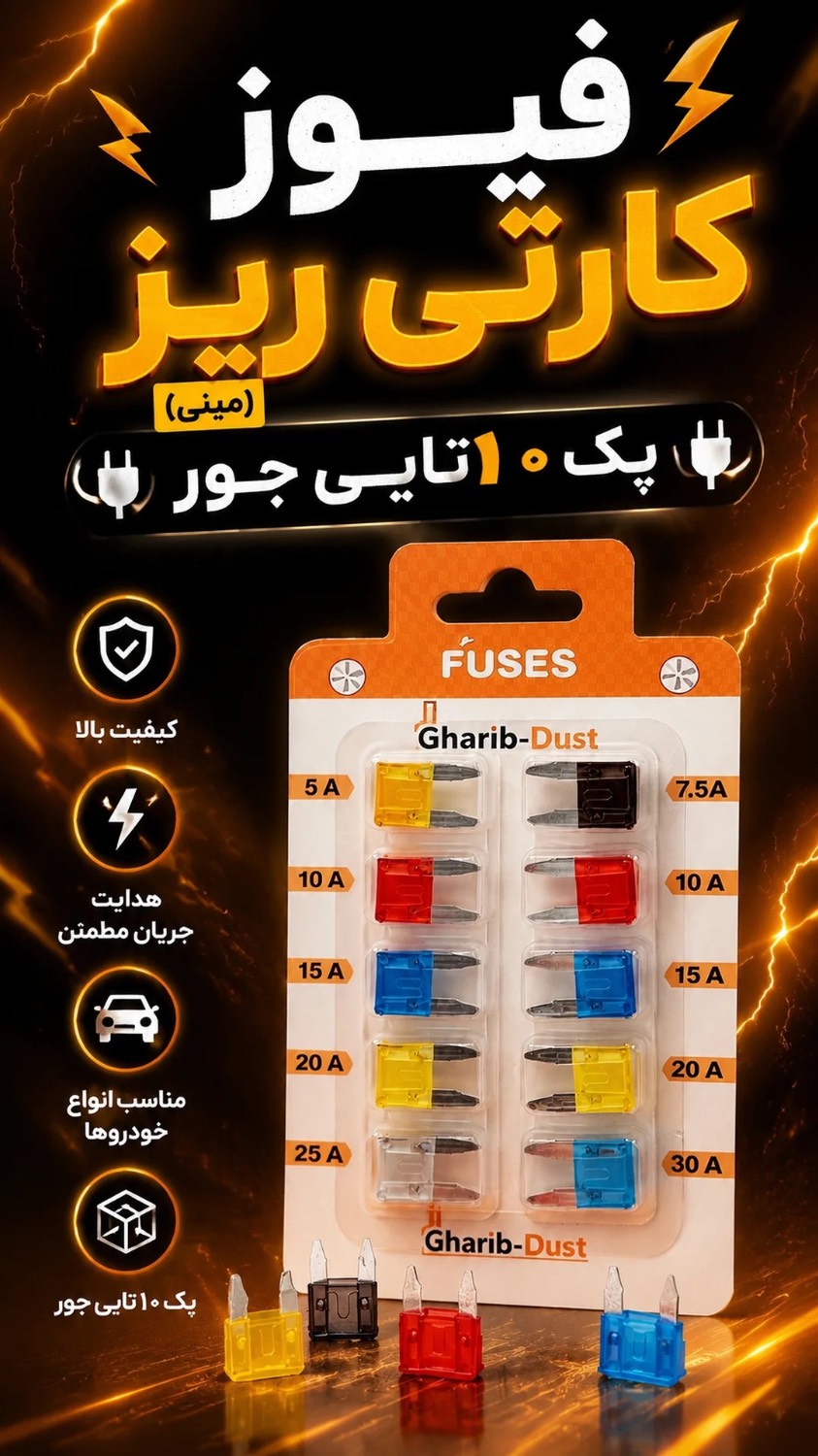 فیوز کارتی(مینی)